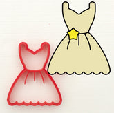 DRESS WITH STAR CUTTER 1PCS